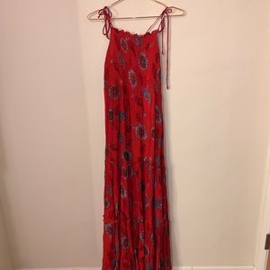 Free people Red floral dress